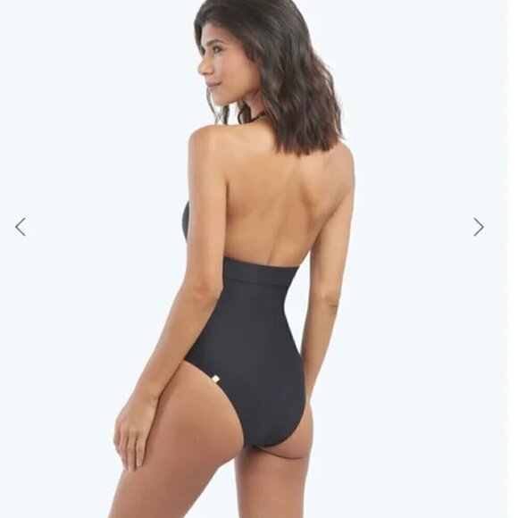 New! summersalt Halter V One Piece Swimsuit Zen - Picture 8 of 9